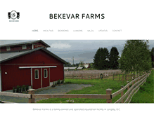 Tablet Screenshot of bekevarfarms.com